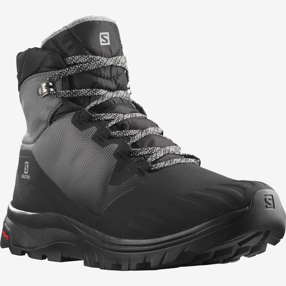 Salomon VAYA BLAZE THINSULATE™ CLIMASALOMON™ WATERPROOF Túrabakancs Női Fekete | HU168073