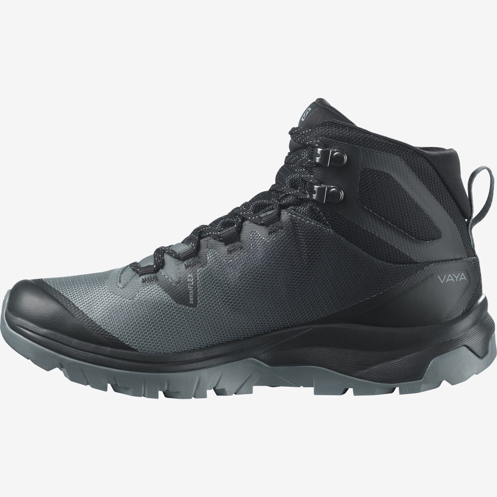 Salomon VAYA MID GORE-TEX Túrabakancs Női Szürke/Fekete | HU785269