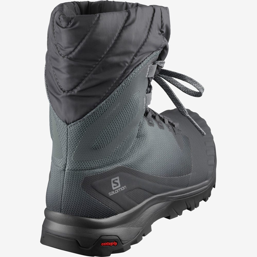 Salomon VAYA POWDER TS CSWP Téli Bakancs Női Szürke/Fekete | HU958071