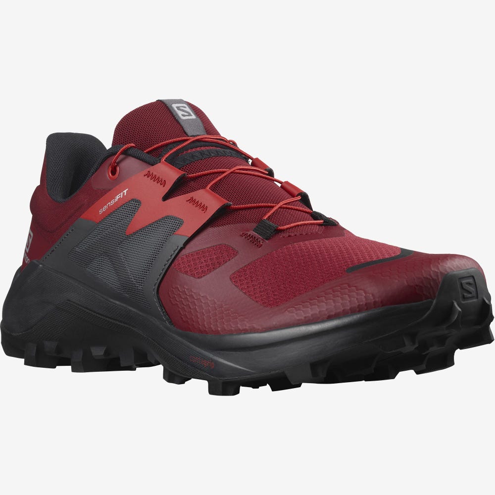 Salomon WILDCROSS 2 Terepfutó Cipő Férfi Piros | HU283065