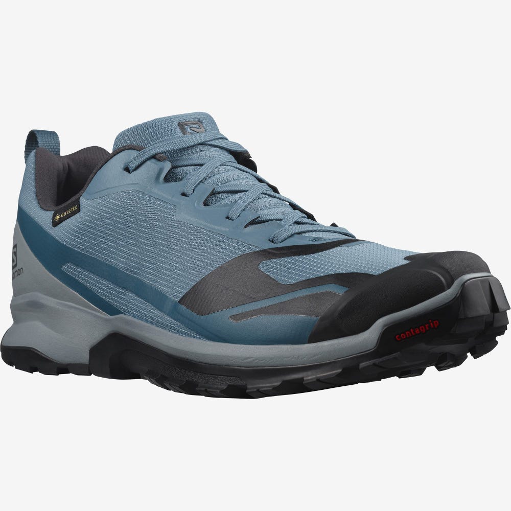 Salomon XA COLLIDER 2 GORE-TEX Terepfutó Cipő Férfi Kék | HU418209