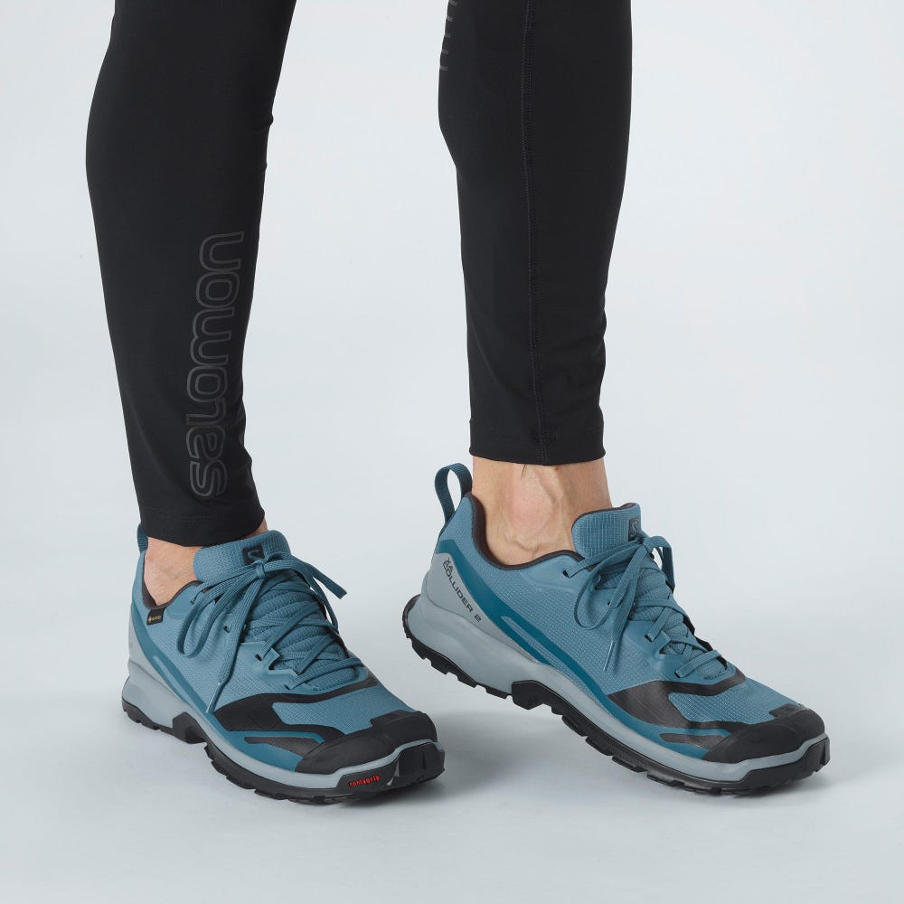 Salomon XA COLLIDER 2 GORE-TEX Terepfutó Cipő Férfi Kék | HU418209