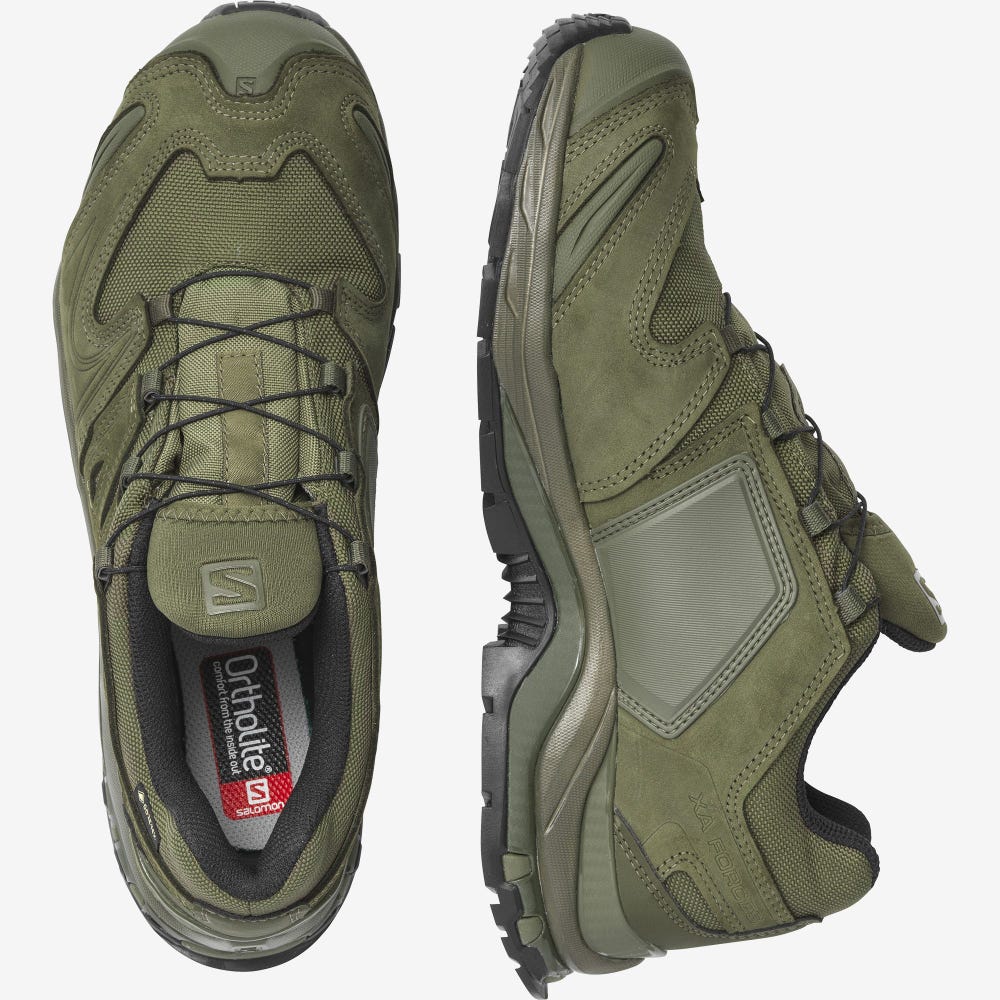 Salomon XA FORCES GORE-TEX Taktikai Bakancs Női Zöld | HU046931