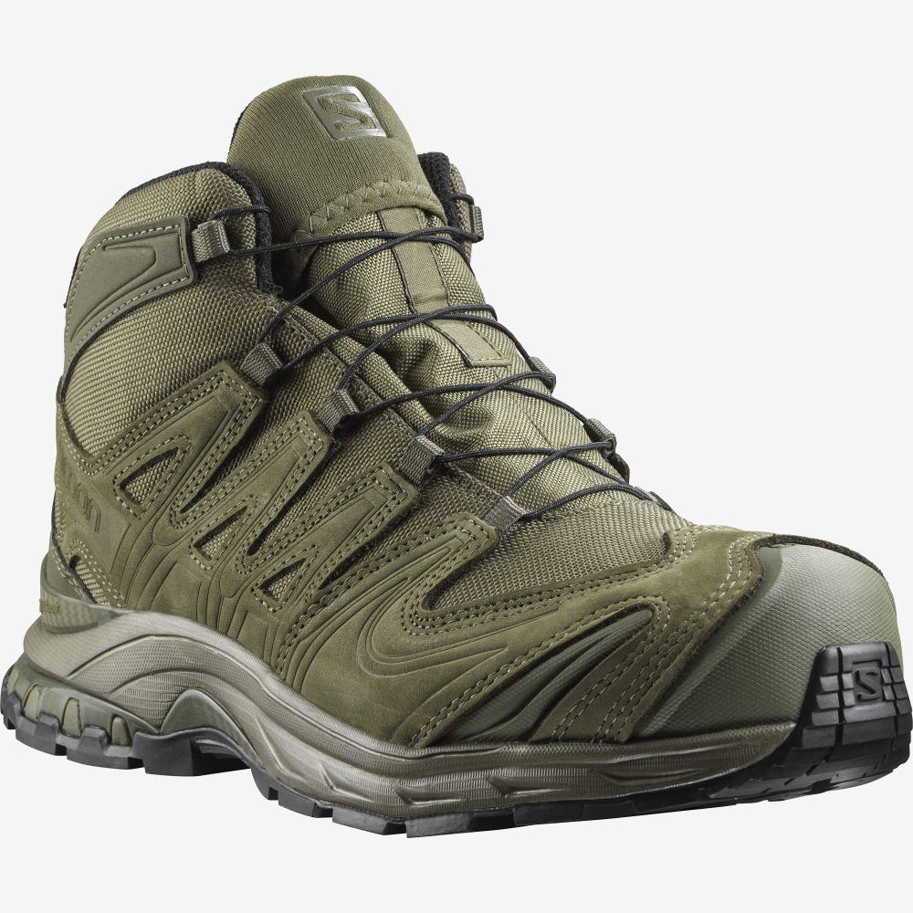 Salomon XA FORCES MID EN Taktikai Bakancs Női Zöld | HU457021