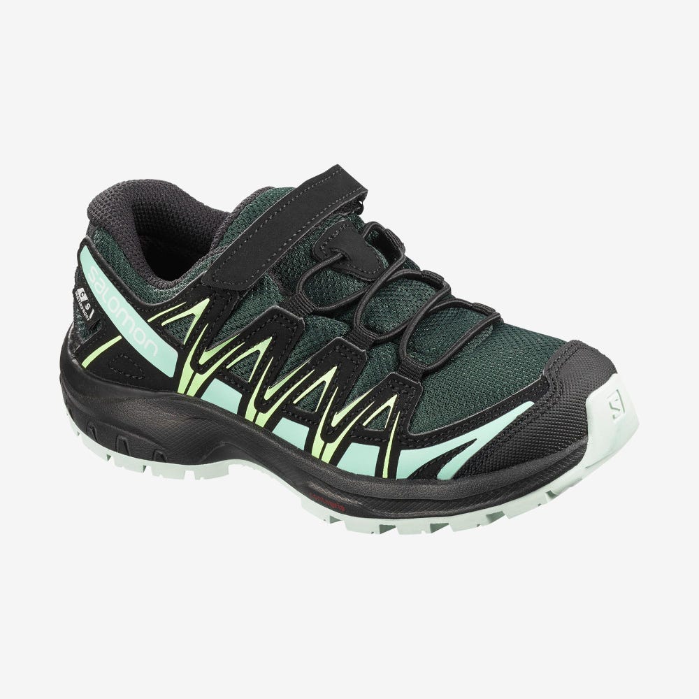 Salomon XA PRO 3D CSWP K Terepfutó Cipő Gyerek Zöld | HU174938