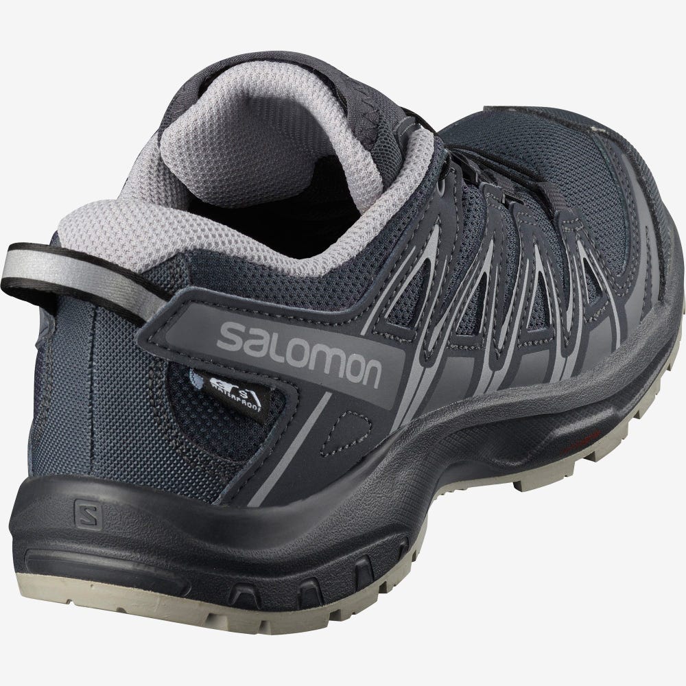 Salomon XA PRO 3D CSWP NOCTURNE J Terepfutó Cipő Gyerek Szürke/Sötétkék | HU524079