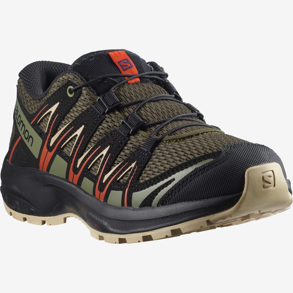 Salomon XA PRO 3D J Terepfutó Cipő Gyerek Olivazöld | HU630451