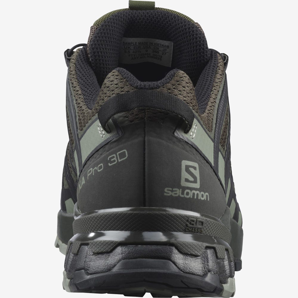 Salomon XA PRO 3D V8 WIDE Terepfutó Cipő Férfi Olivazöld/Szürke | HU594631