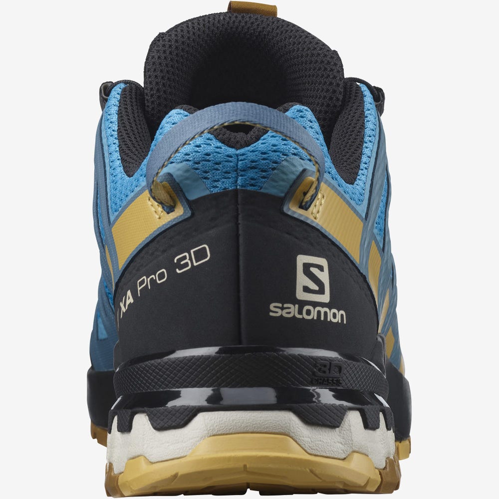 Salomon XA PRO 3D v8 Terepfutó Cipő Férfi Kék/Barna | HU251790