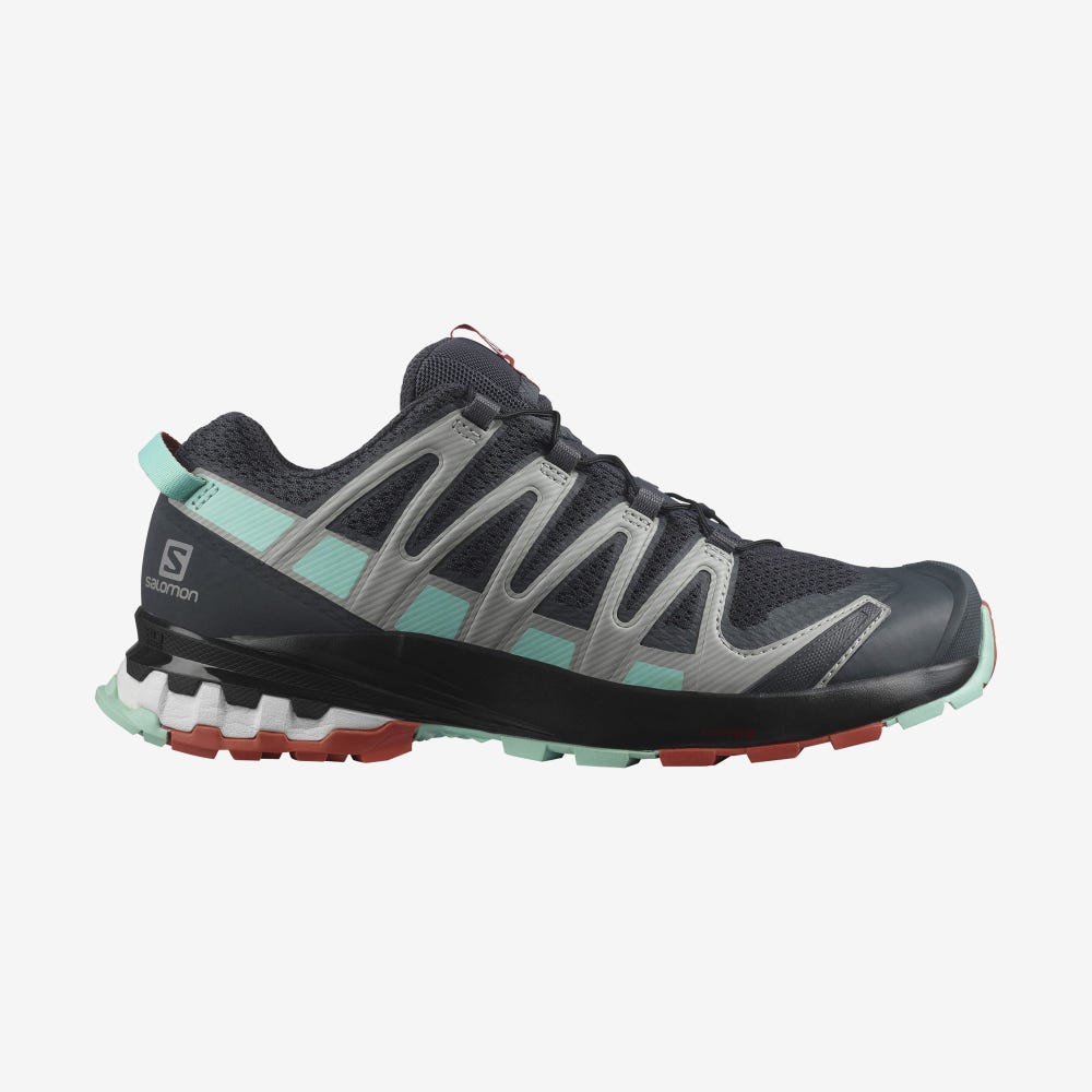 Salomon XA PRO 3D v8 Terepfutó Cipő Női Szürke/Narancssárga | HU021698