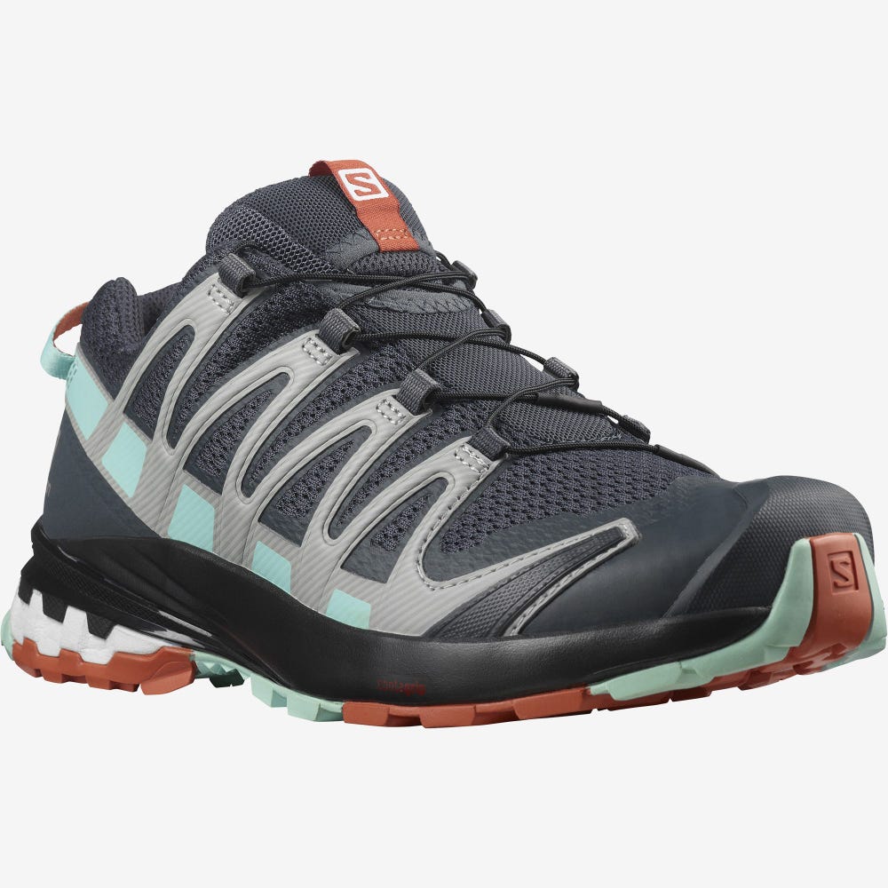 Salomon XA PRO 3D v8 Túracipő Női Szürke/Narancssárga | HU926851