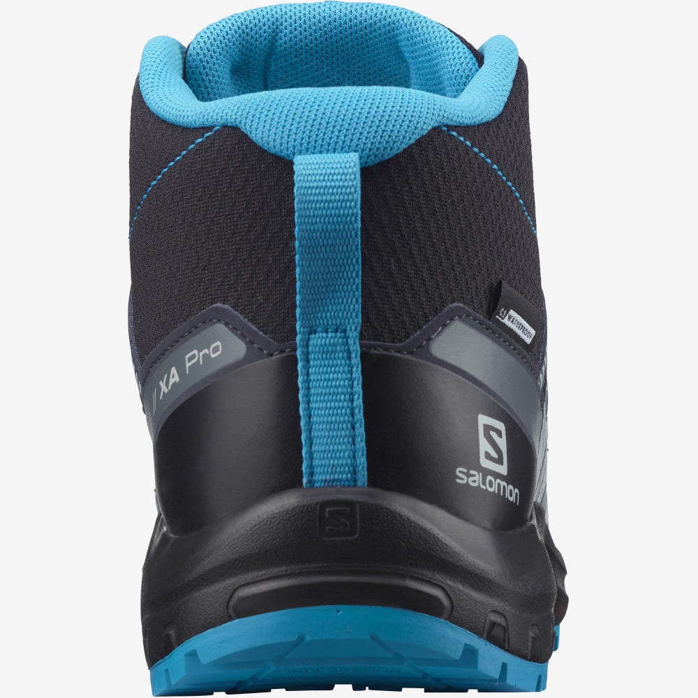 Salomon XA PRO V8 MID CLIMASALOMON™ WATERPROOF Terepfutó Cipő Gyerek Fekete | HU841073