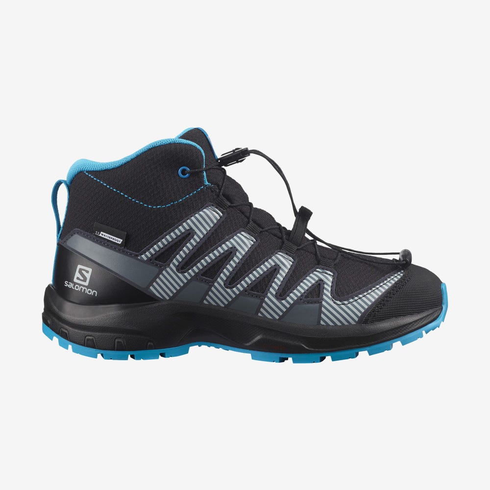 Salomon XA PRO V8 MID CLIMASALOMON™ WATERPROOF Terepfutó Cipő Gyerek Fekete | HU841073