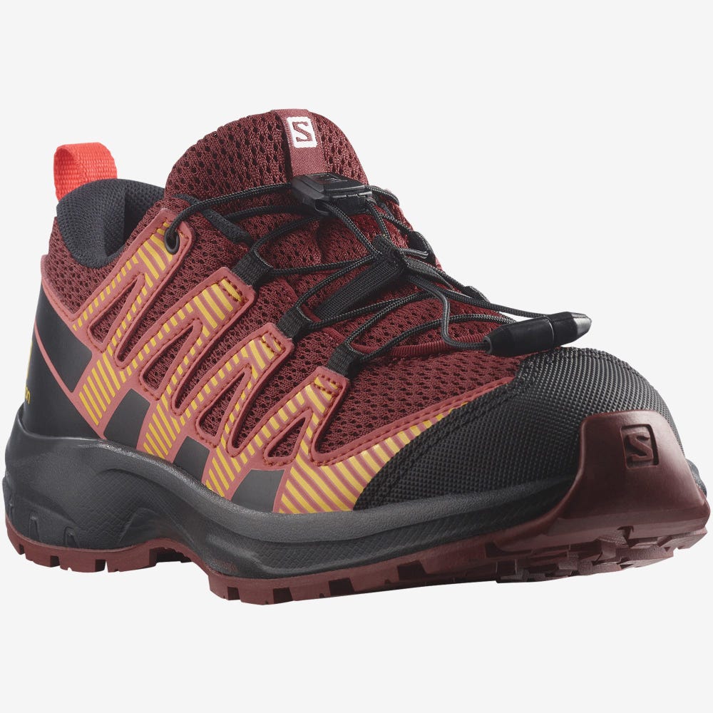 Salomon XA PRO V8 Terepfutó Cipő Gyerek Piros/Fekete/Piros | HU062493