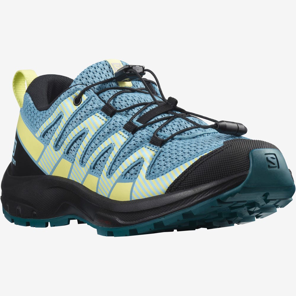 Salomon XA PRO V8 Terepfutó Cipő Gyerek Kék/Fekete | HU079138