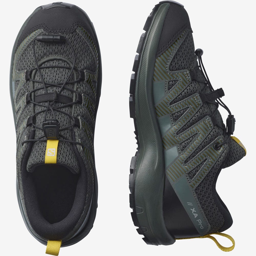 Salomon XA PRO V8 Terepfutó Cipő Gyerek Fekete | HU317809