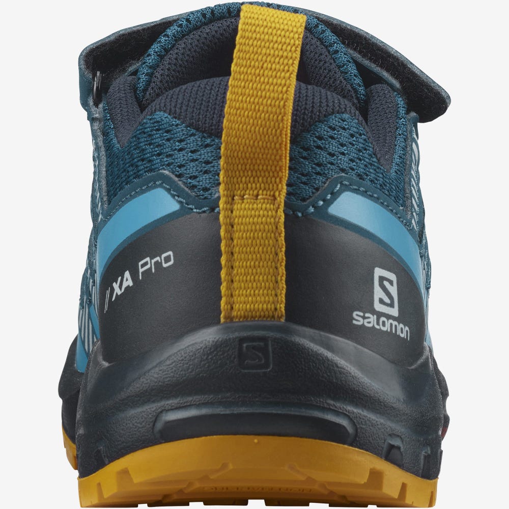 Salomon XA PRO V8 Terepfutó Cipő Gyerek Kék | HU516302