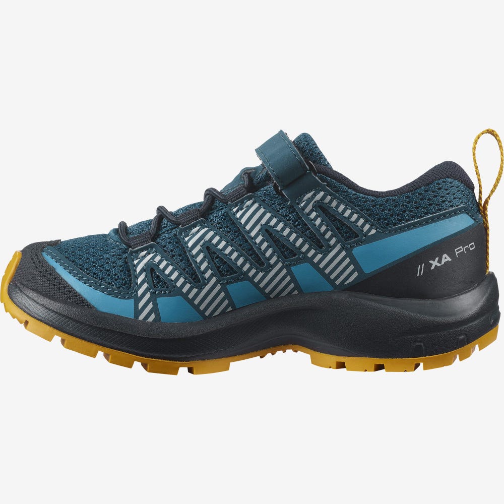 Salomon XA PRO V8 Terepfutó Cipő Gyerek Kék | HU516302