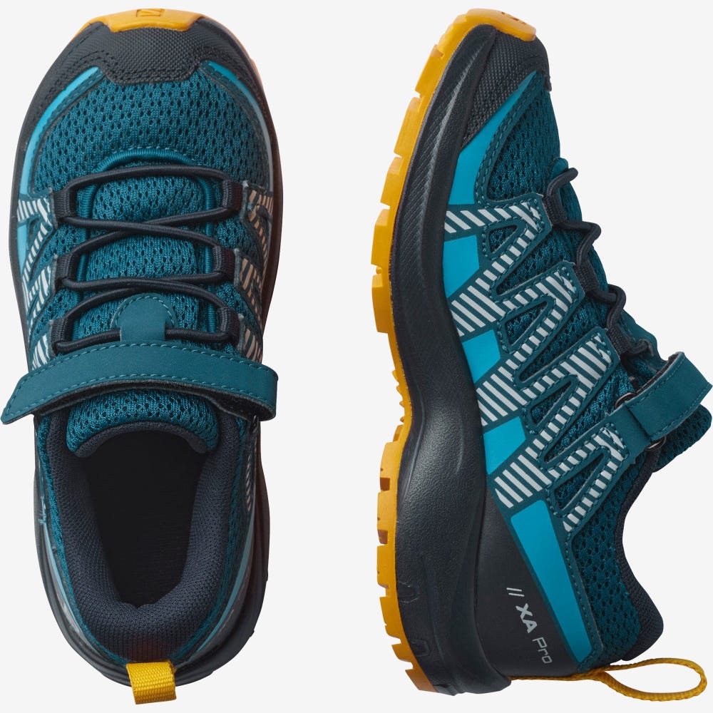 Salomon XA PRO V8 Terepfutó Cipő Gyerek Kék | HU516302