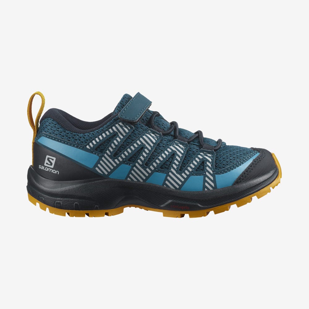 Salomon XA PRO V8 Terepfutó Cipő Gyerek Kék | HU516302