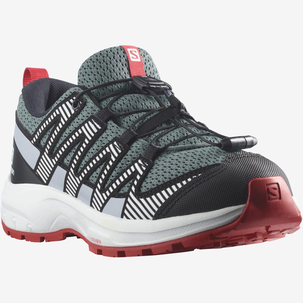 Salomon XA PRO V8 Terepfutó Cipő Gyerek Szürke/Kék | HU749360