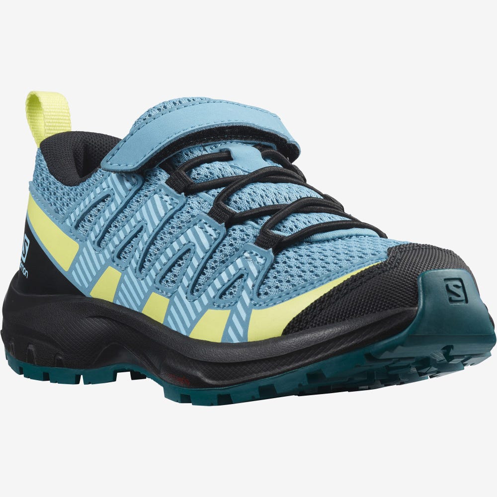 Salomon XA PRO V8 Terepfutó Cipő Gyerek Kék/Fekete | HU753689