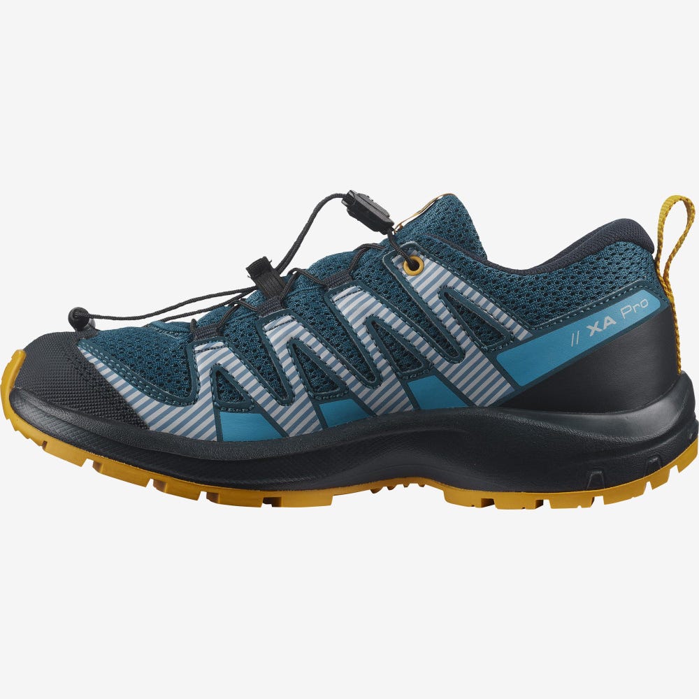 Salomon XA PRO V8 Terepfutó Cipő Gyerek Kék | HU963871