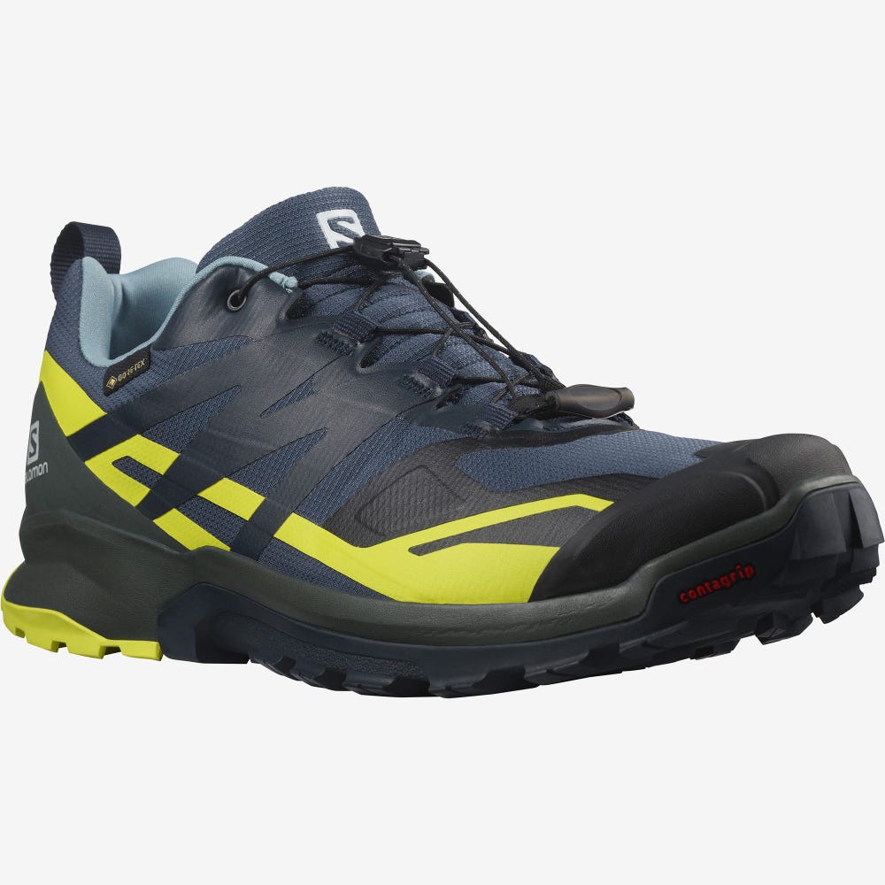 Salomon XA ROGG 2 GORE-TEX Terepfutó Cipő Férfi Sötétkék | HU063748