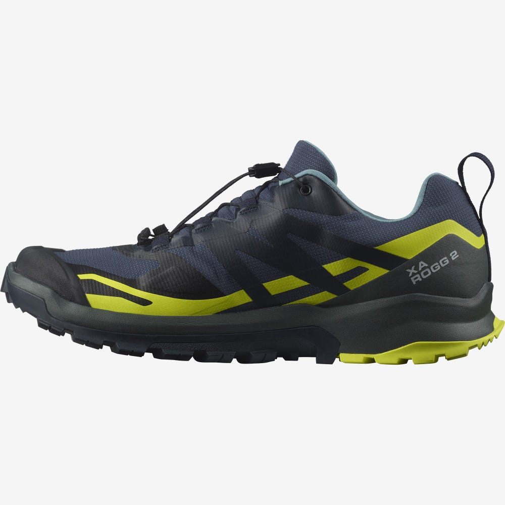 Salomon XA ROGG 2 GORE-TEX Terepfutó Cipő Férfi Sötétkék | HU063748