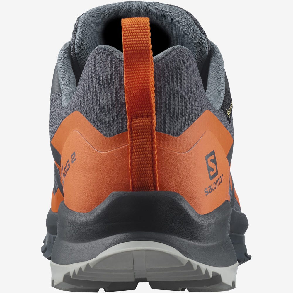 Salomon XA ROGG 2 GORE-TEX Terepfutó Cipő Férfi Szürke/Narancssárga | HU486235