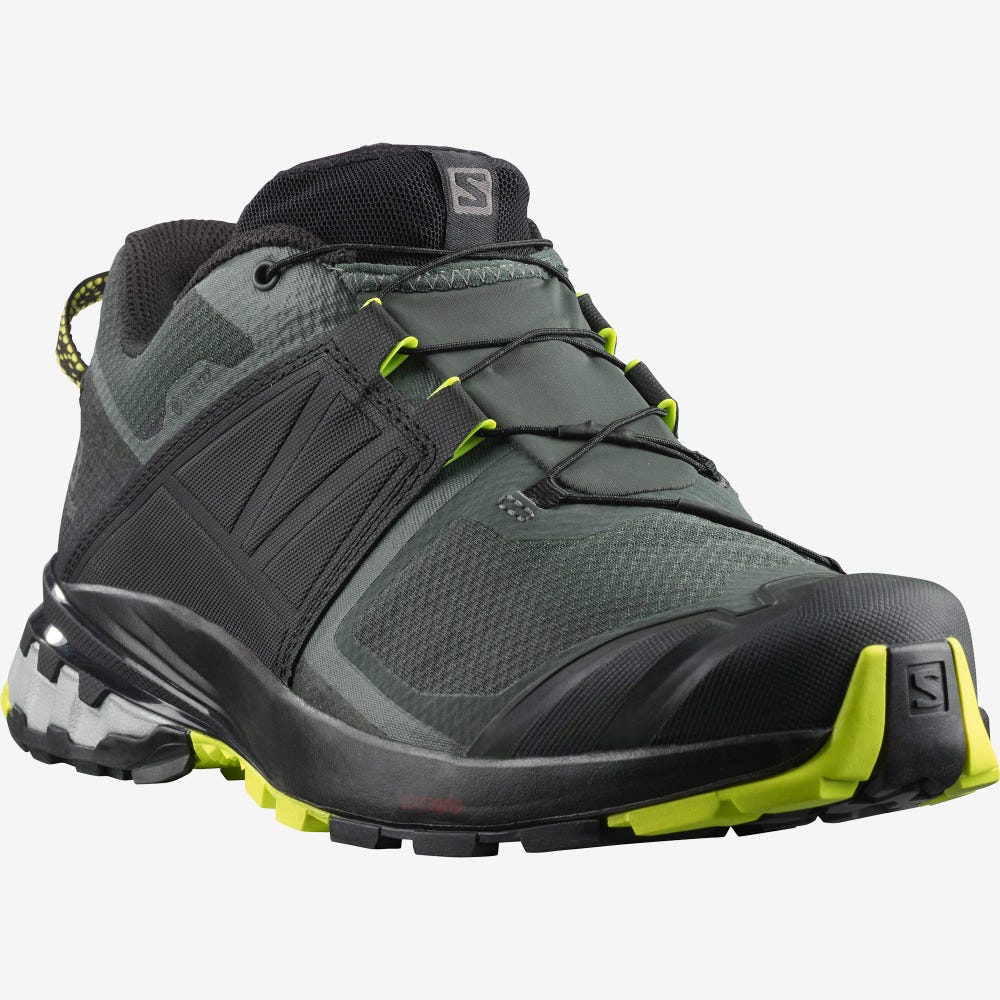 Salomon XA WILD GORE-TEX Túracipő Férfi Zöld/Fekete | HU503968