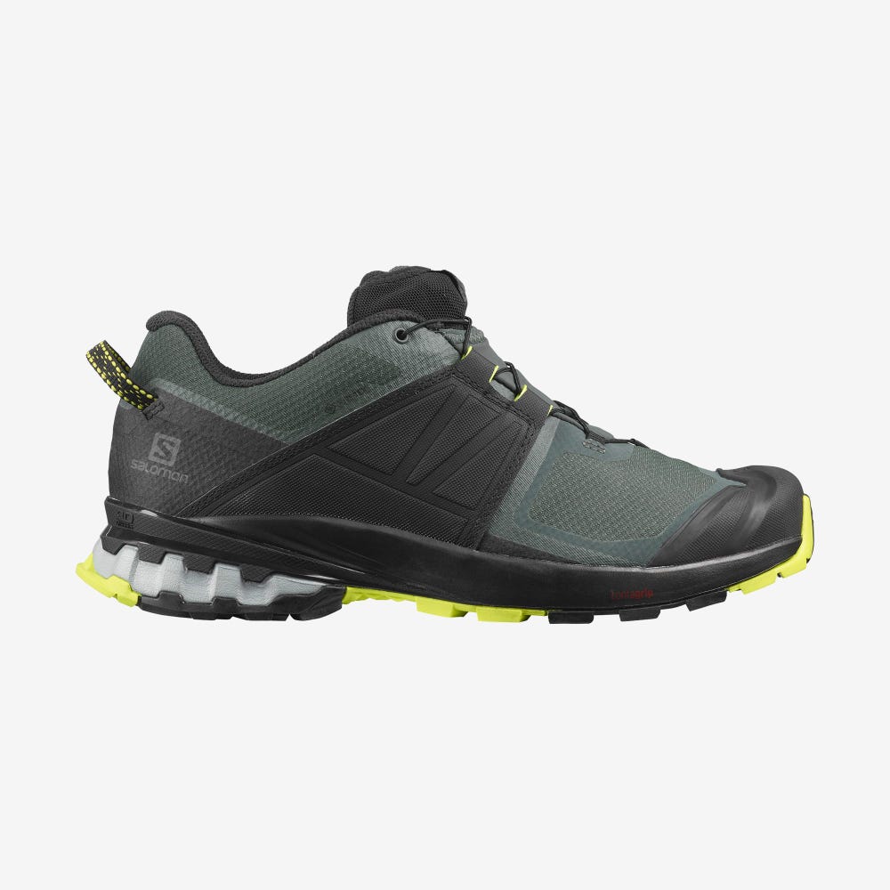 Salomon XA WILD GORE-TEX Túracipő Férfi Zöld/Fekete | HU503968