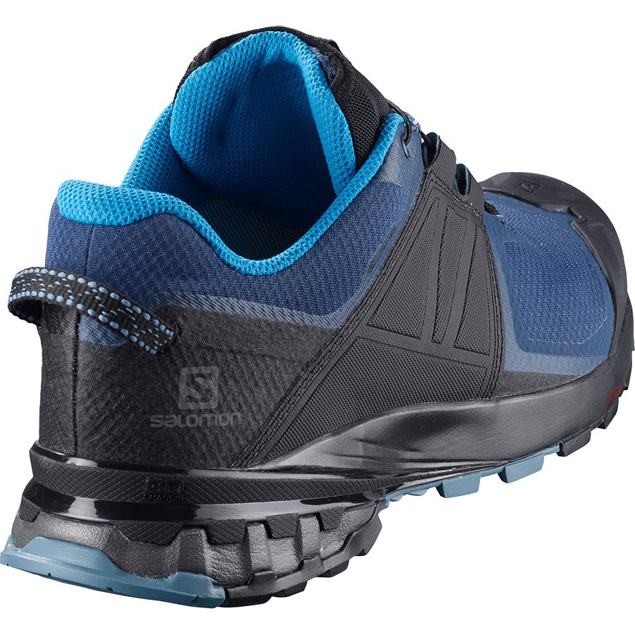 Salomon XA WILD GORE-TEX Túracipő Férfi Kék/Fekete | HU851674