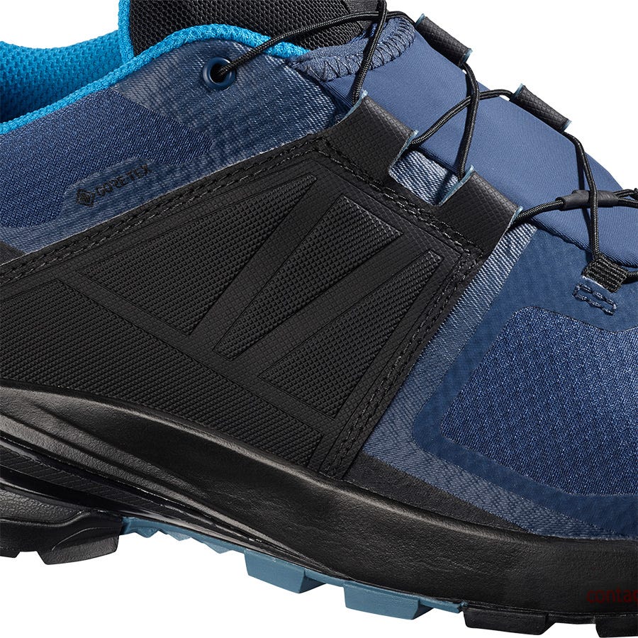 Salomon XA WILD GORE-TEX Túracipő Férfi Kék/Fekete | HU851674