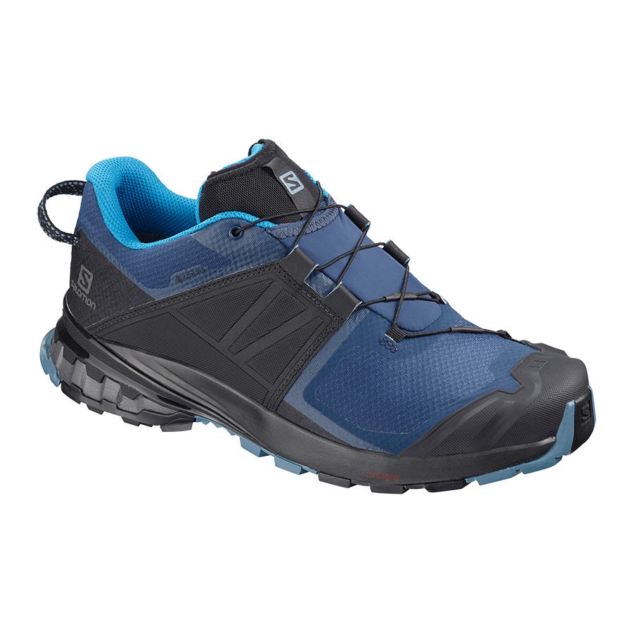 Salomon XA WILD GORE-TEX Túracipő Férfi Kék/Fekete | HU851674