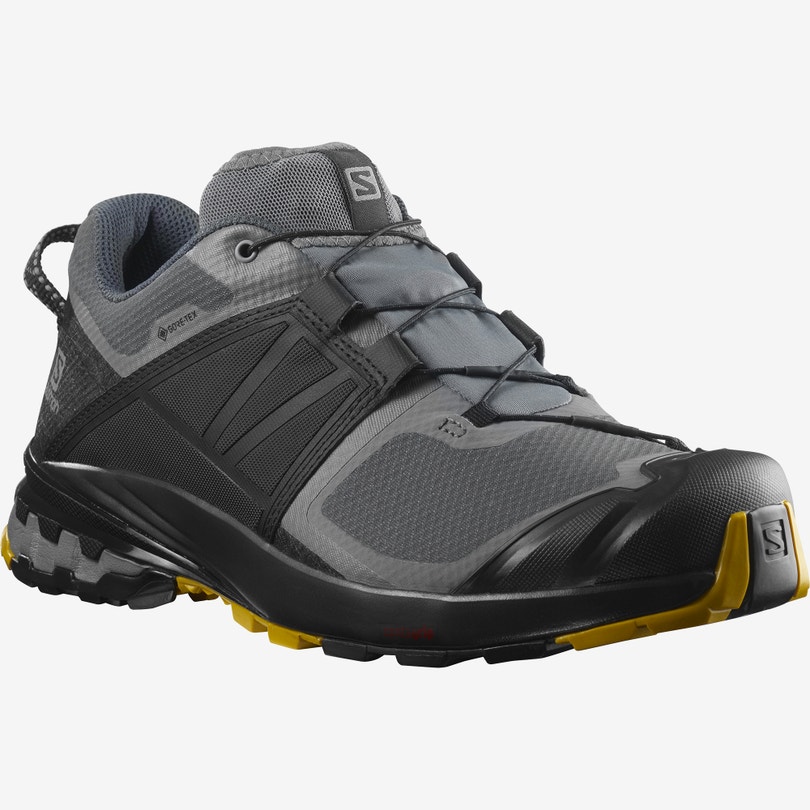 Salomon XA WILD GORE-TEX Túracipő Férfi Szürke/Fekete | HU932071