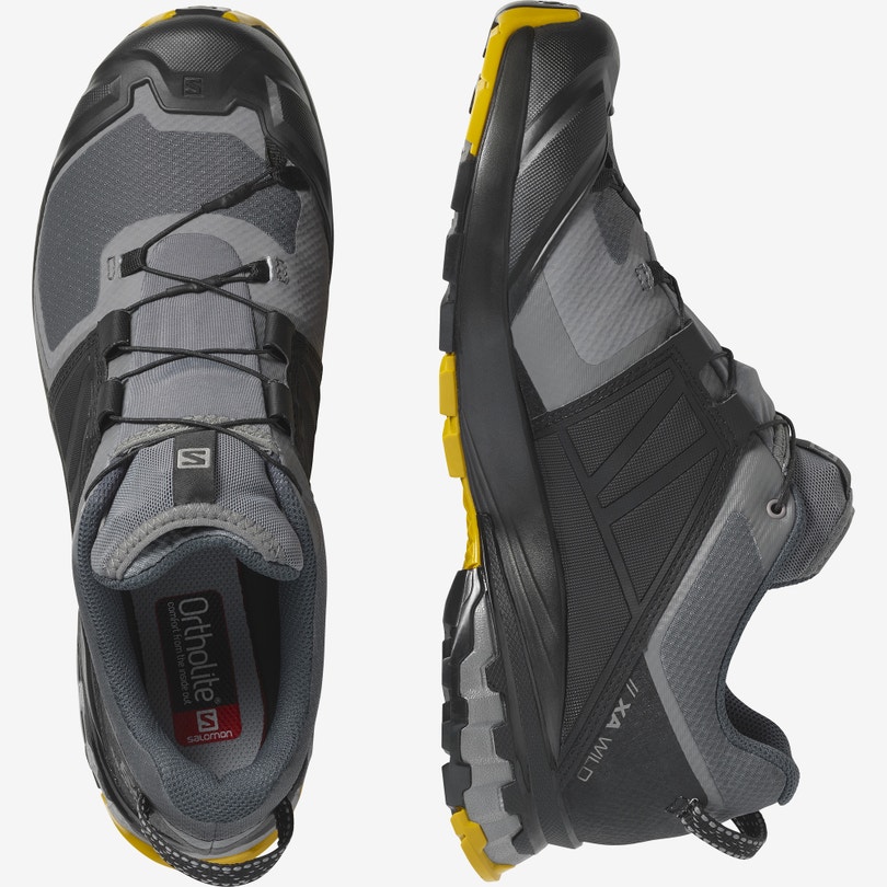 Salomon XA WILD GORE-TEX Túracipő Férfi Szürke/Fekete | HU932071