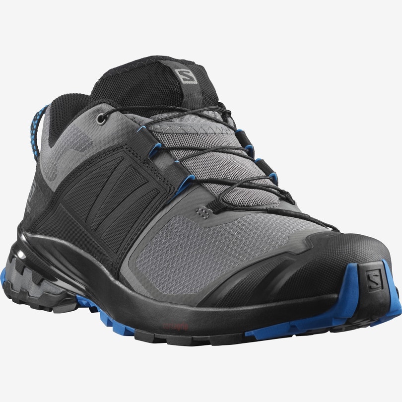 Salomon XA WILD Terepfutó Cipő Férfi Szürke/Fekete/Kék | HU376549