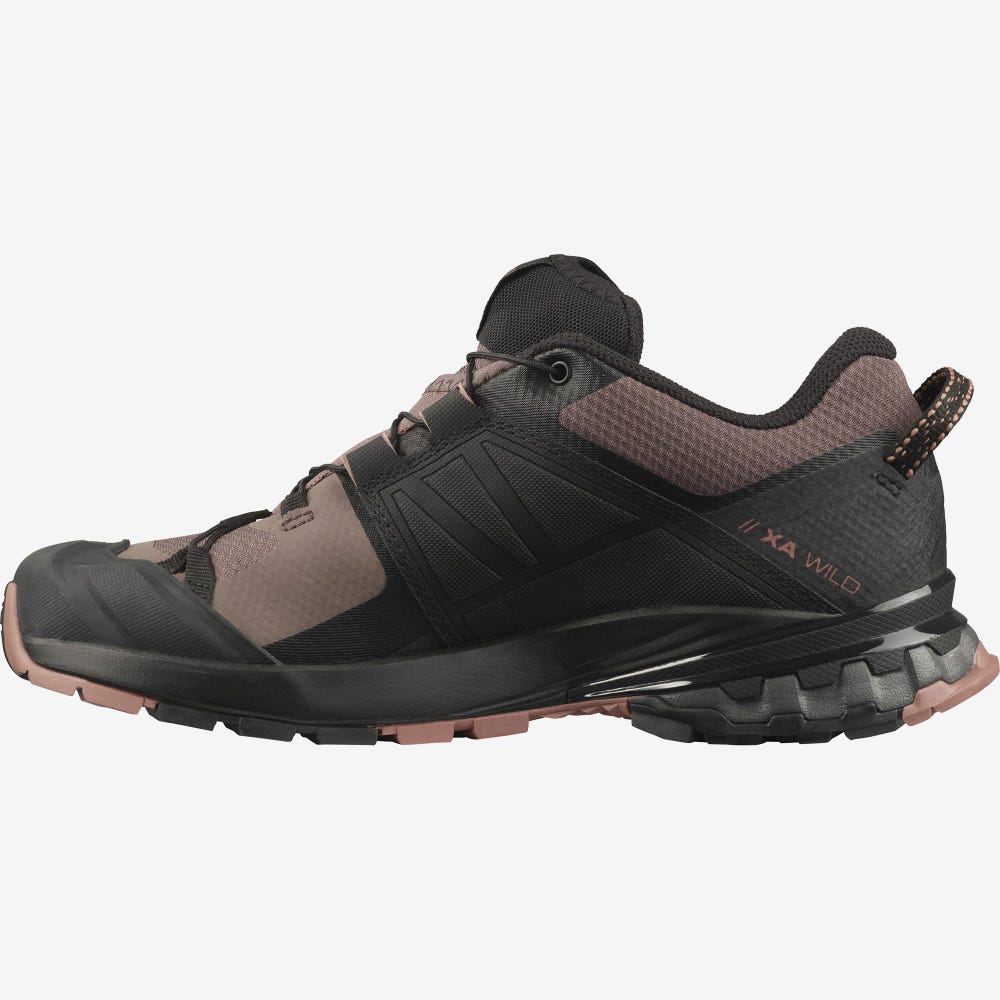 Salomon XA WILD Túracipő Női Fekete | HU921037