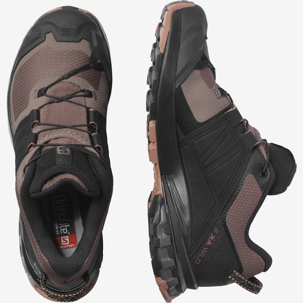 Salomon XA WILD Túracipő Női Fekete | HU921037