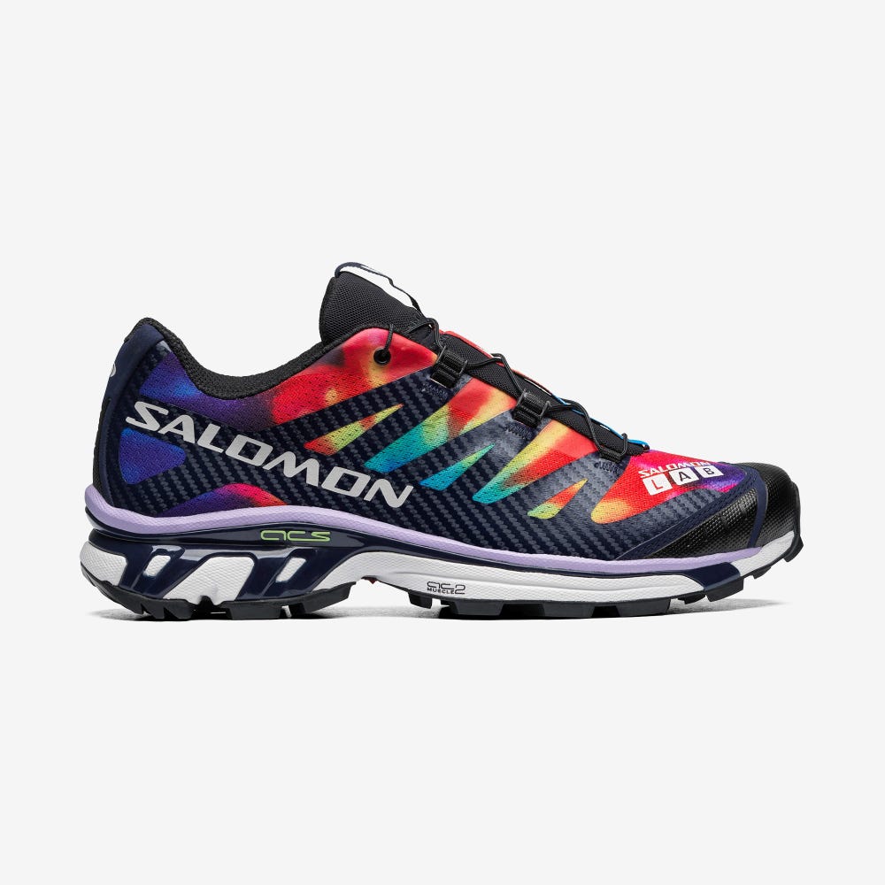 Salomon XT-4 ADVANCED Sportcipő Férfi Kék/Levendula | HU853796