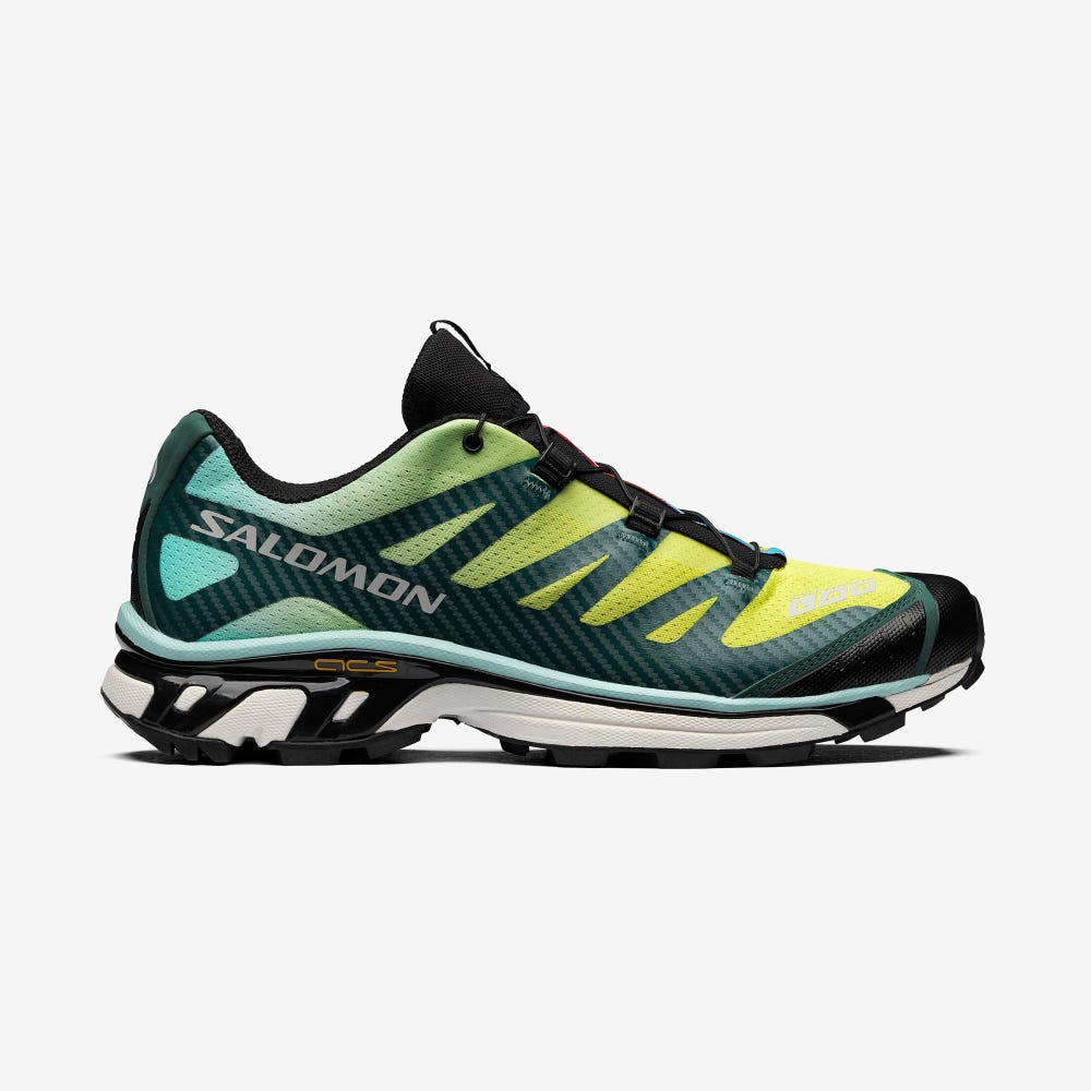 Salomon XT-4 ADVANCED Sportcipő Férfi Türkiz/Világos Sárga | HU745602