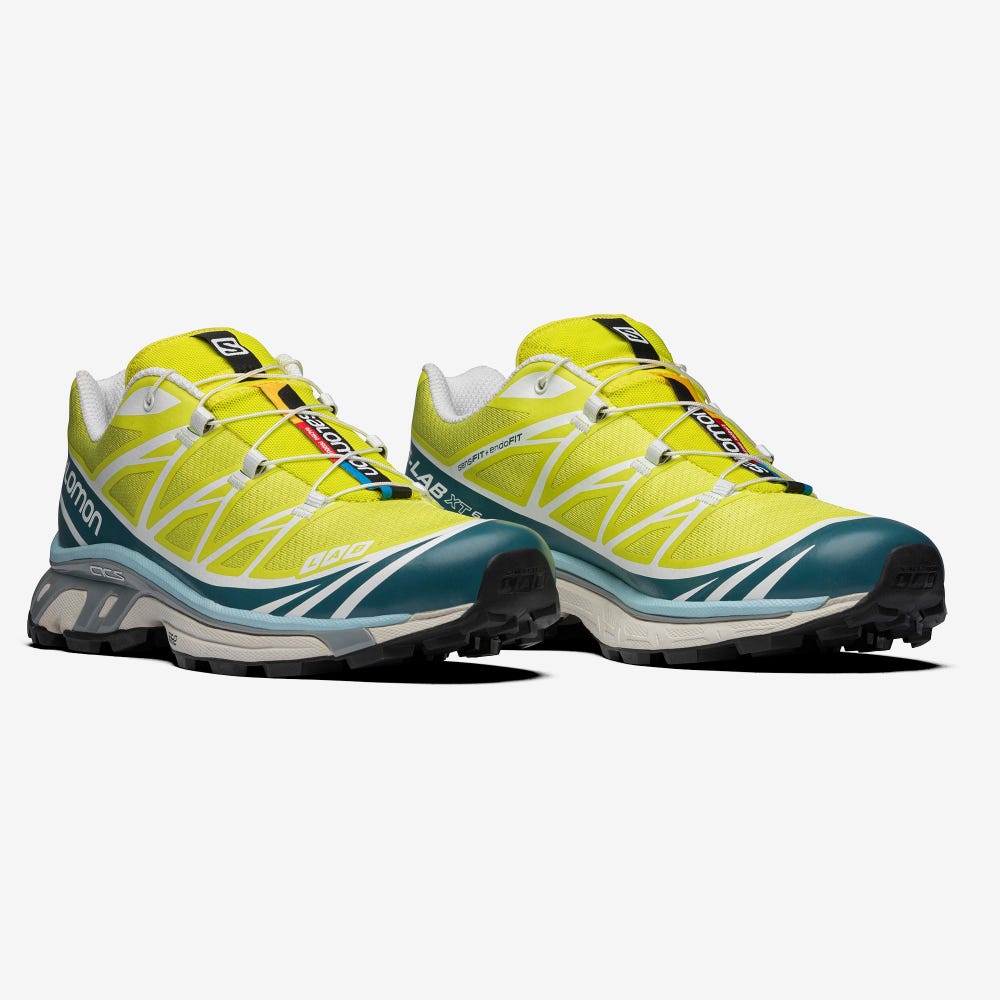 Salomon XT-6 ADVANCED Sportcipő Férfi Sárga/Kék | HU174593