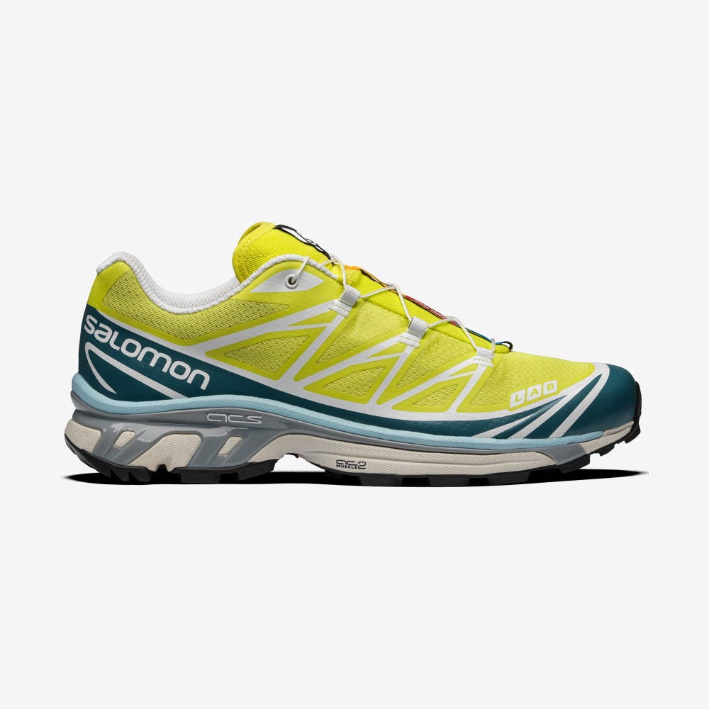 Salomon XT-6 ADVANCED Sportcipő Férfi Sárga/Kék | HU174593