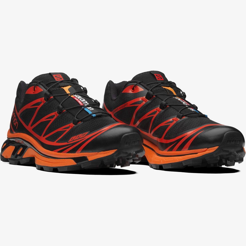 Salomon XT-6 Sportcipő Női Fekete/Narancssárga | HU239740