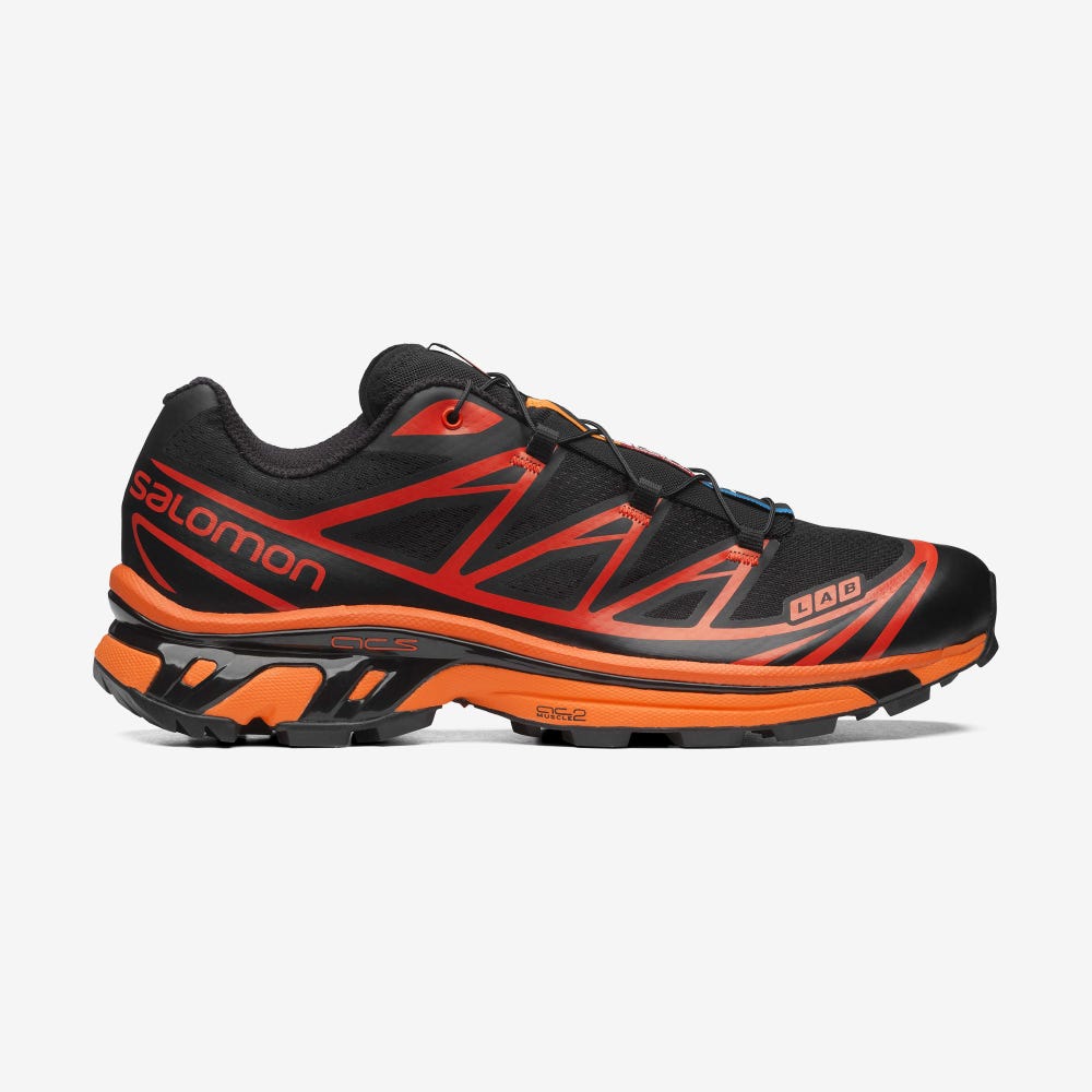 Salomon XT-6 Sportcipő Női Fekete/Narancssárga | HU239740