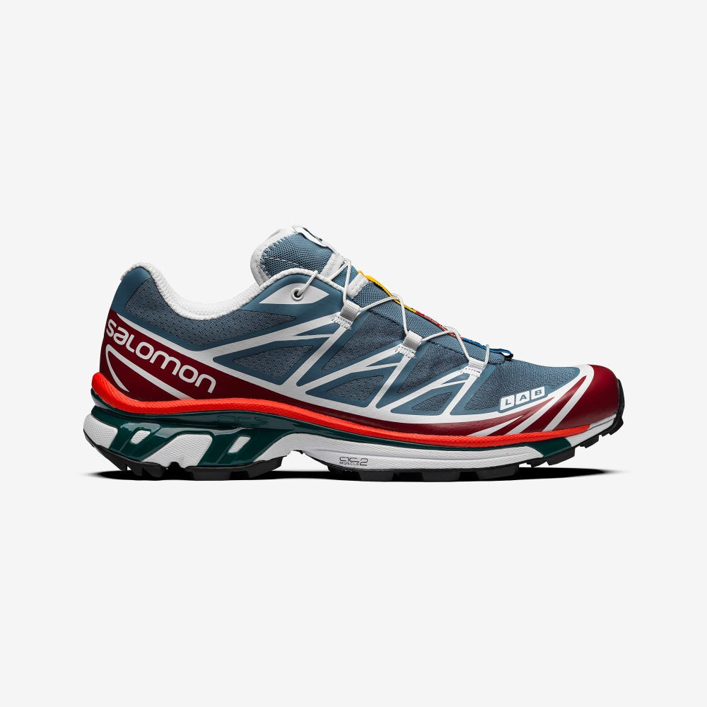 Salomon XT-6 Sportcipő Női Kék/Fehér/Rózsaszín | HU098531