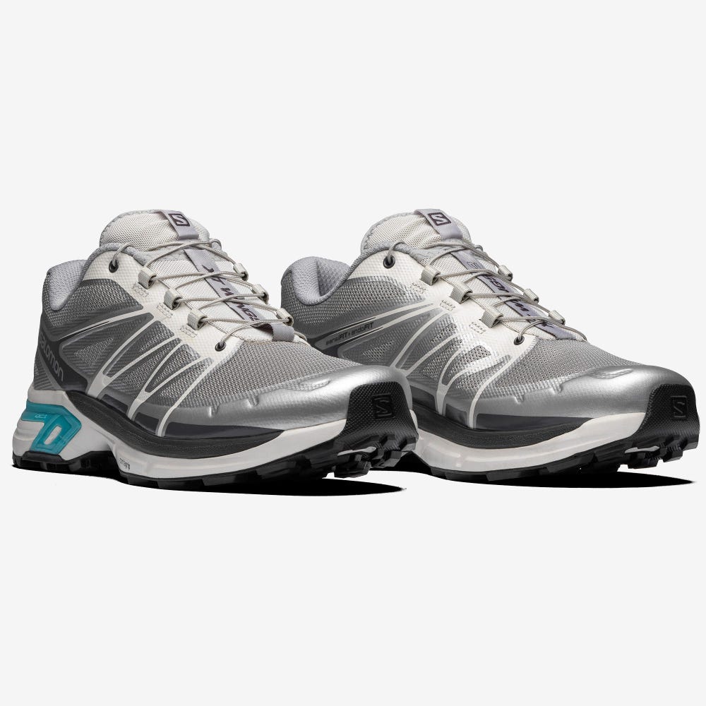 Salomon XT-WINGS 2 ADVANCED Sportcipő Férfi Szürke/Titán Metal/Kék | HU820547