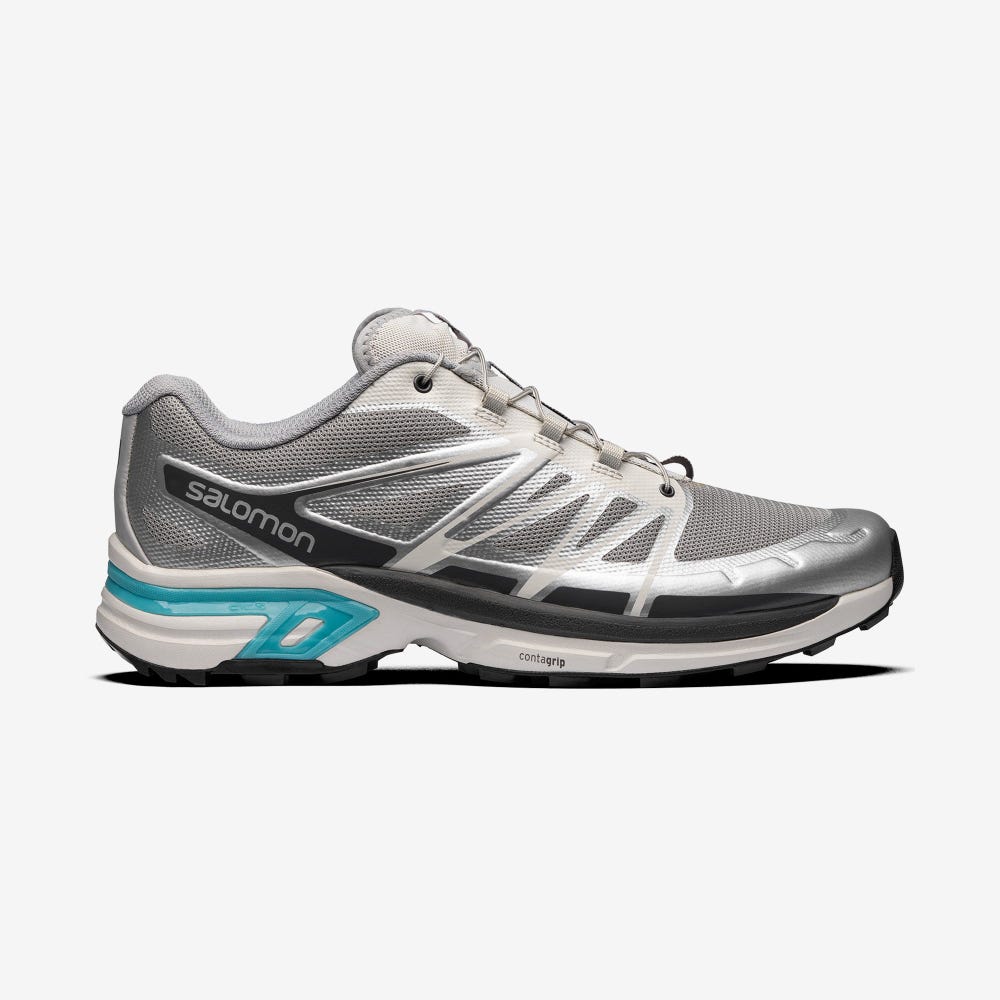 Salomon XT-WINGS 2 ADVANCED Sportcipő Férfi Szürke/Titán Metal/Kék | HU820547