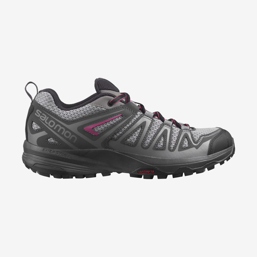 Salomon X CREST Túracipő Női Szürke | HU721906